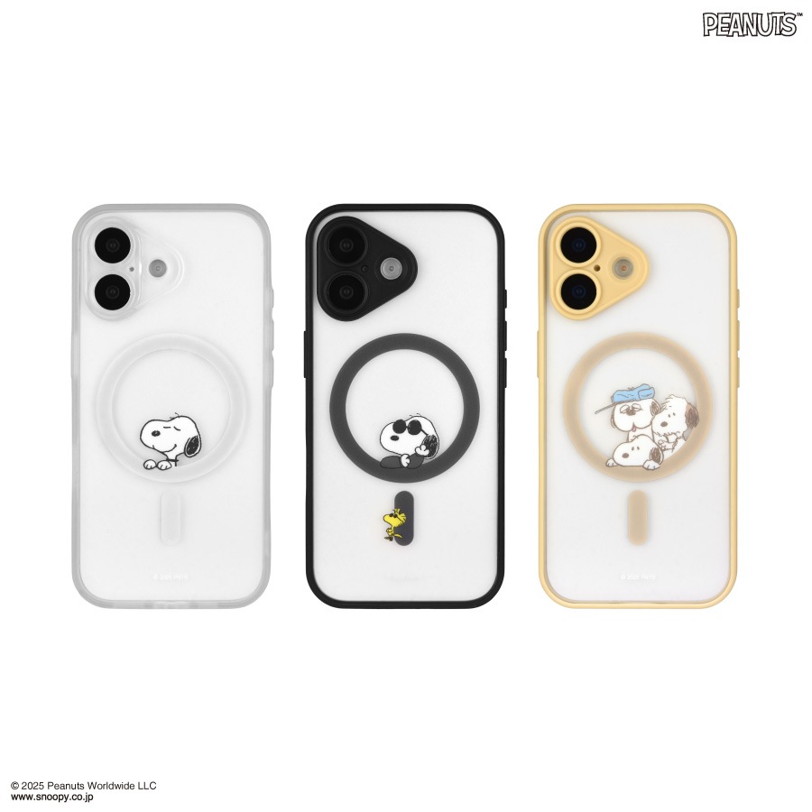 ピーナッツ スヌーピー IIIIfit プランプフレーム iPhone17 MagSafe 対応 ケース