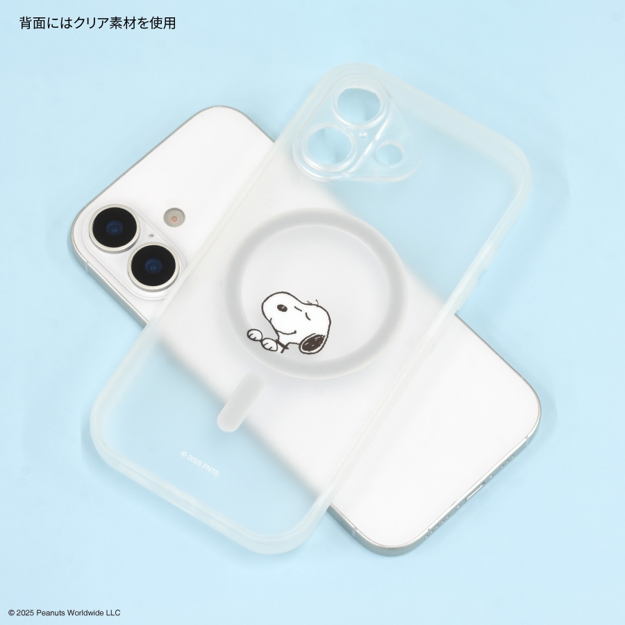 ピーナッツ スヌーピー IIIIfit プランプフレーム iPhone17 MagSafe 対応 ケース