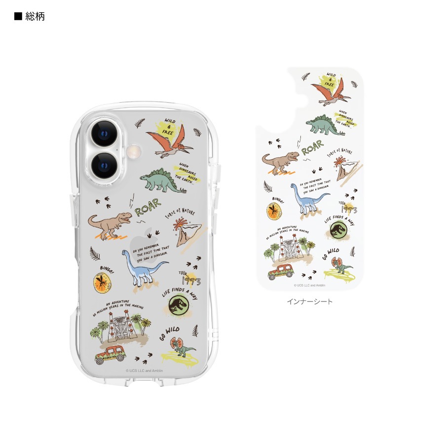 ジュラシック・ワールド iPhone17 対応 クリスタルクリアケース | 新着