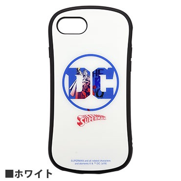 スーパーマン iPhone8/7/6s/6対応ハイブリッドガラスケース