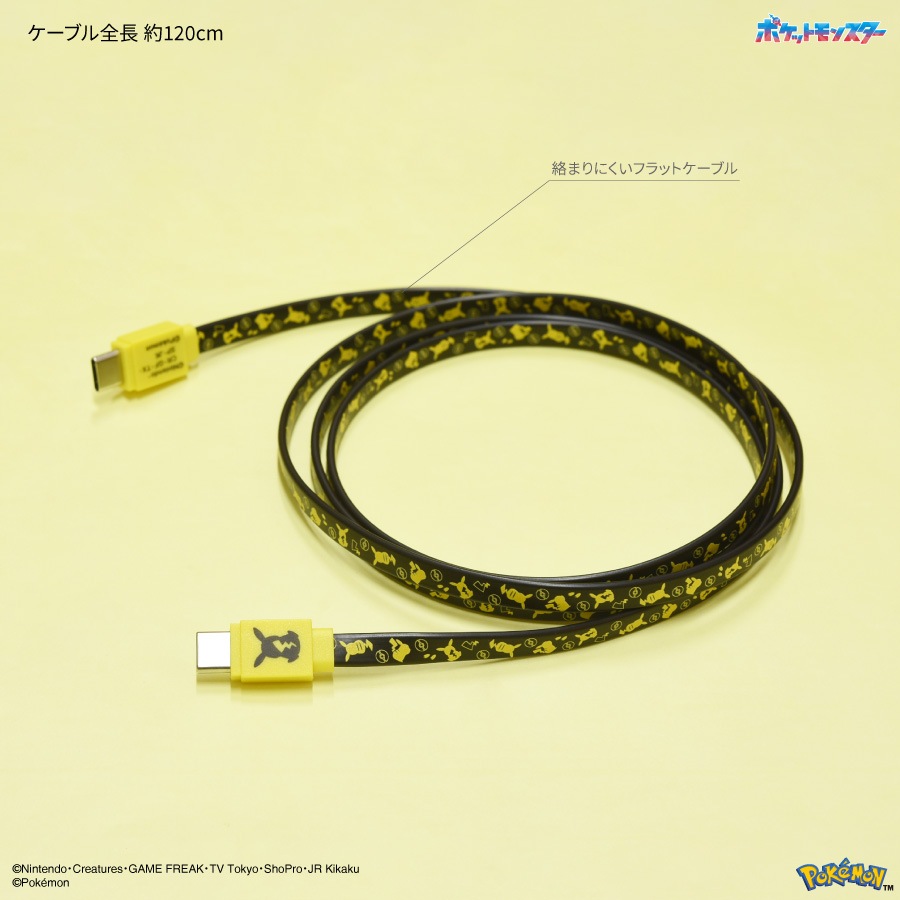 ポケットモンスター PD60W 対応 USB2.0 Type-Cケーブル