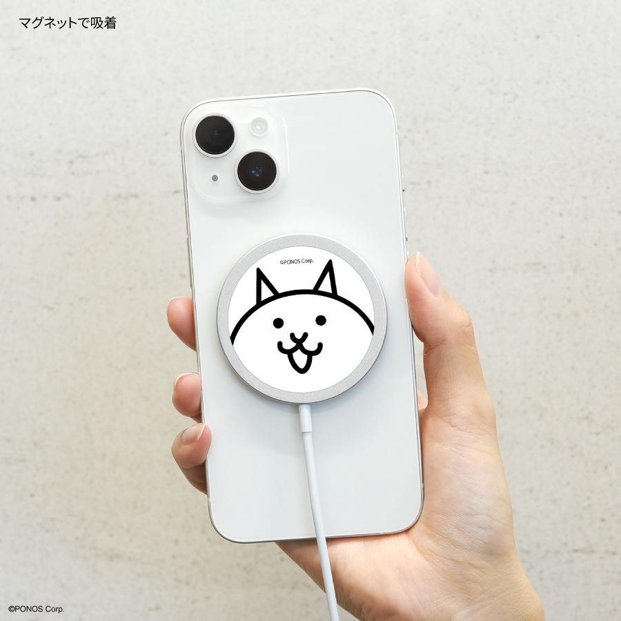 にゃんこ大戦争 MagSafe 対応 ワイヤレスチャージャー | な行,にゃんこ
