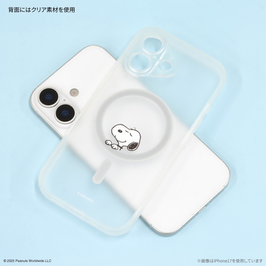 ピーナッツ スヌーピー IIIIfit プランプフレーム iPhone17 Pro MagSafe 対応 ケース