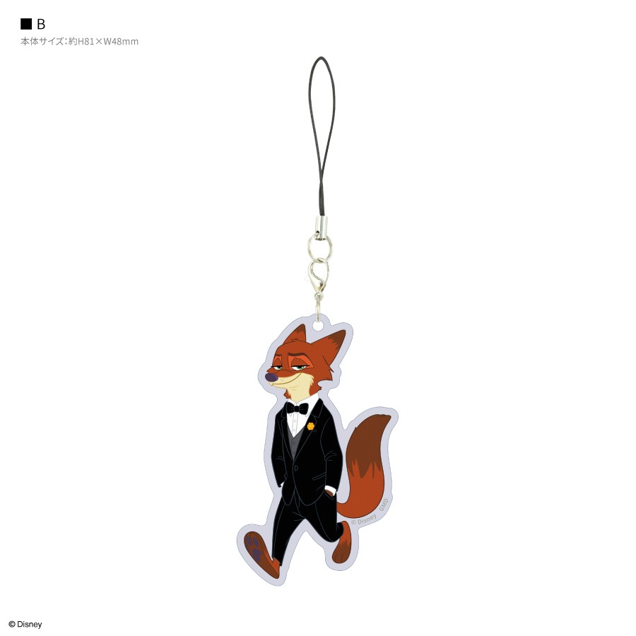 2026年2月上旬発売予定　ディズニーキャラクター ／ モバイルアクリルストラップ Lサイズ