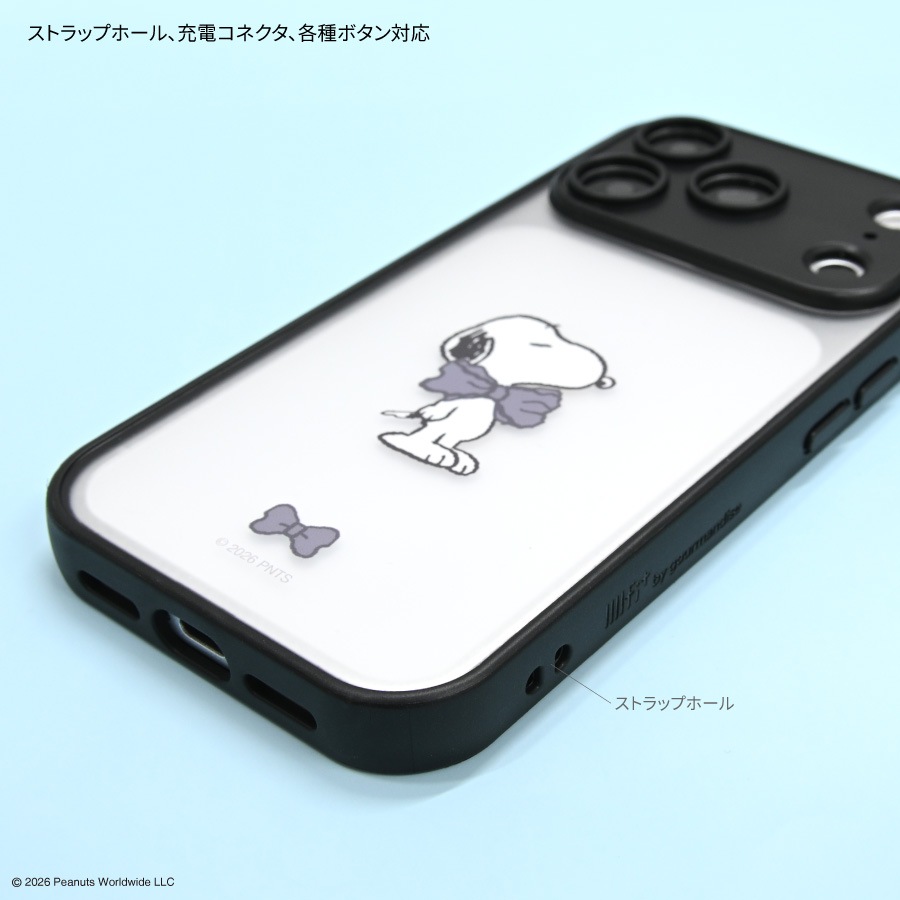 ピーナッツ スヌーピー IIIIfit プランプフレーム iPhone18 Pro / 17 Pro 対応 ケース