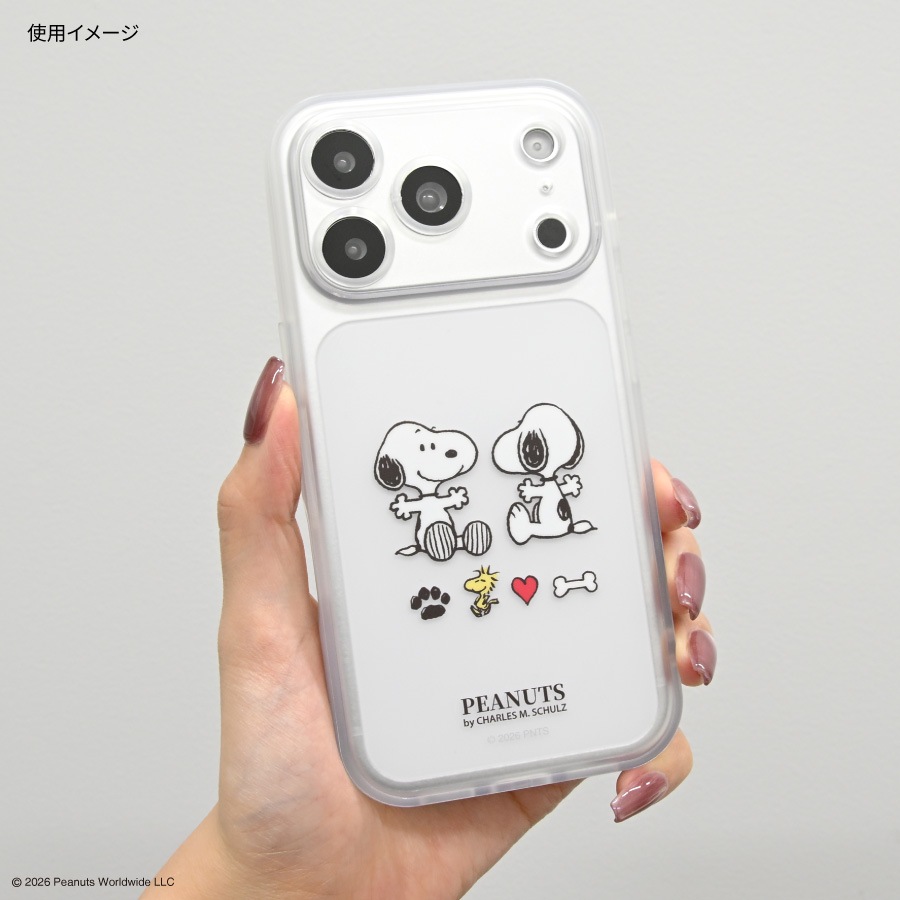 ピーナッツ スヌーピー IIIIfit プランプフレーム iPhone18 Pro / 17 Pro 対応 ケース