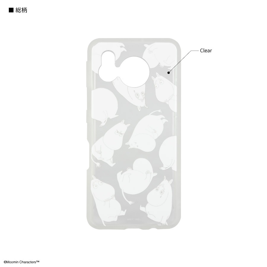 ムーミン IIIIfit Clear SHARP AQUOS sense7対応ケース