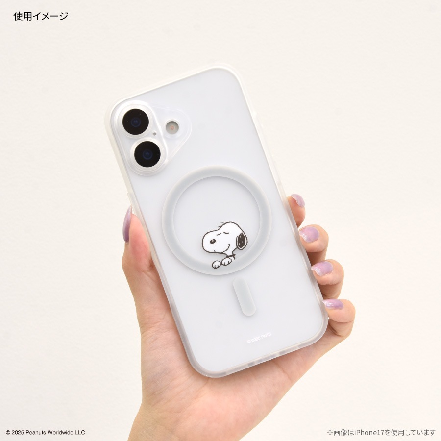 ピーナッツ スヌーピー IIIIfit プランプフレーム iPhone Air MagSafe 対応 ケース