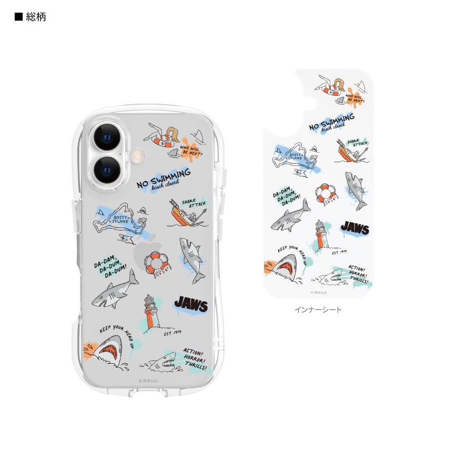JAWS iPhone17 対応 クリスタルクリアケース