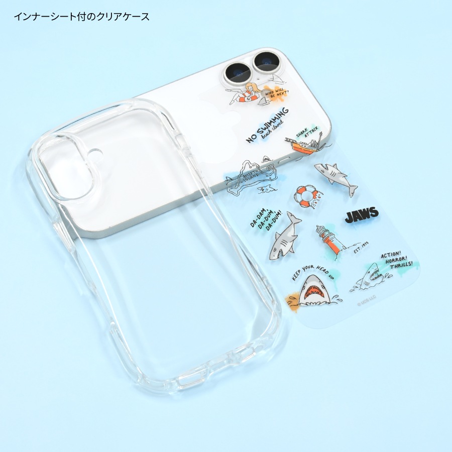 JAWS iPhone17 対応 クリスタルクリアケース