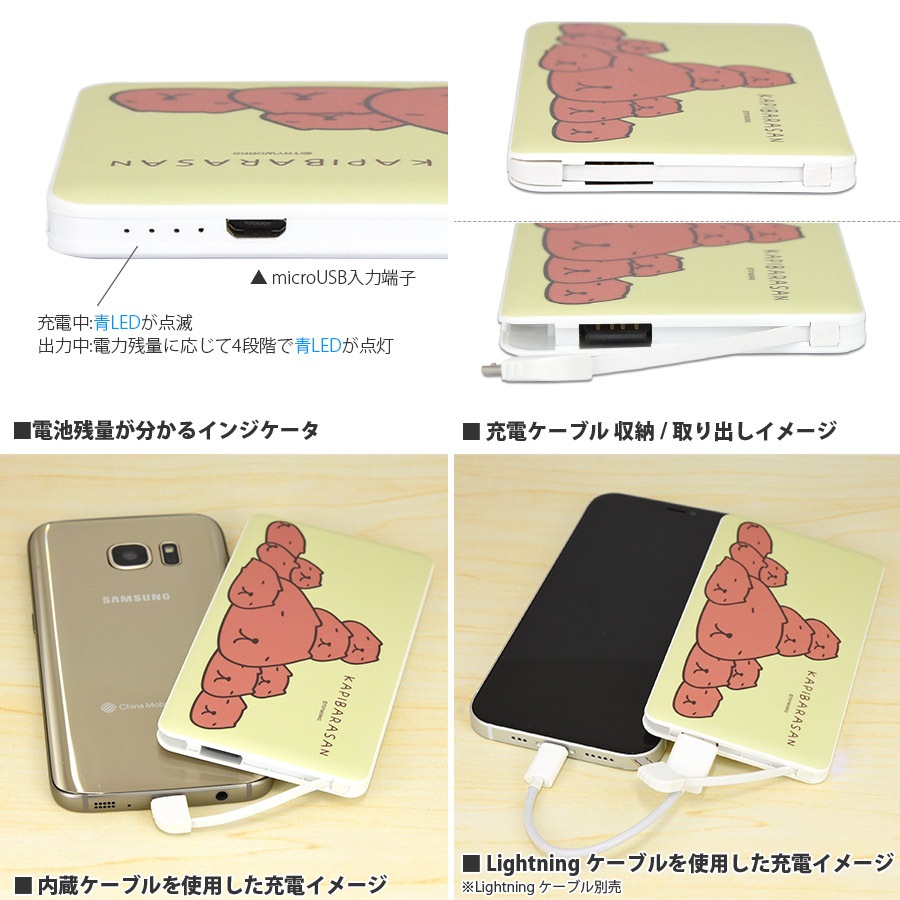 カピバラさん 400mah リチウムイオンポリマー充電器 2 1a アイテムから探す 充電器 ケーブル モバイルバッテリー グルマンディーズ公式オンラインショップ