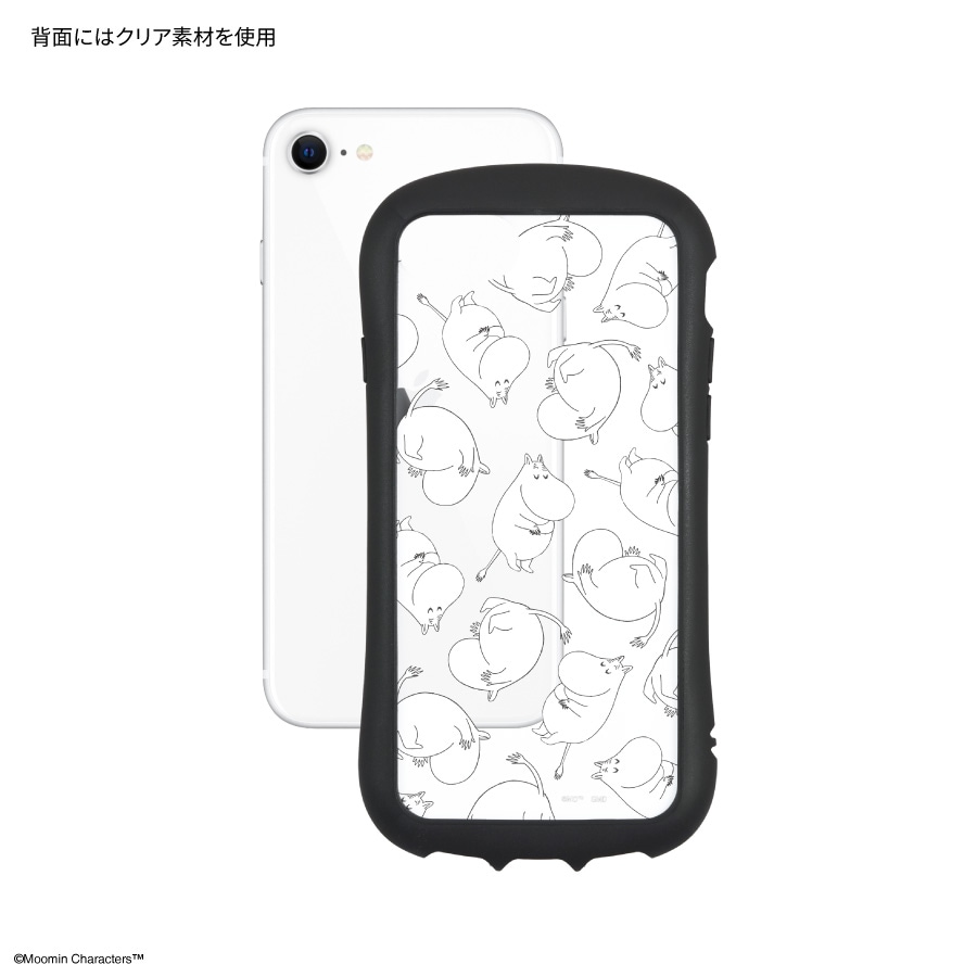 ムーミン iPhoneSE(第2世代)/8/7/6s/6対応 ハイブリッドクリアケース