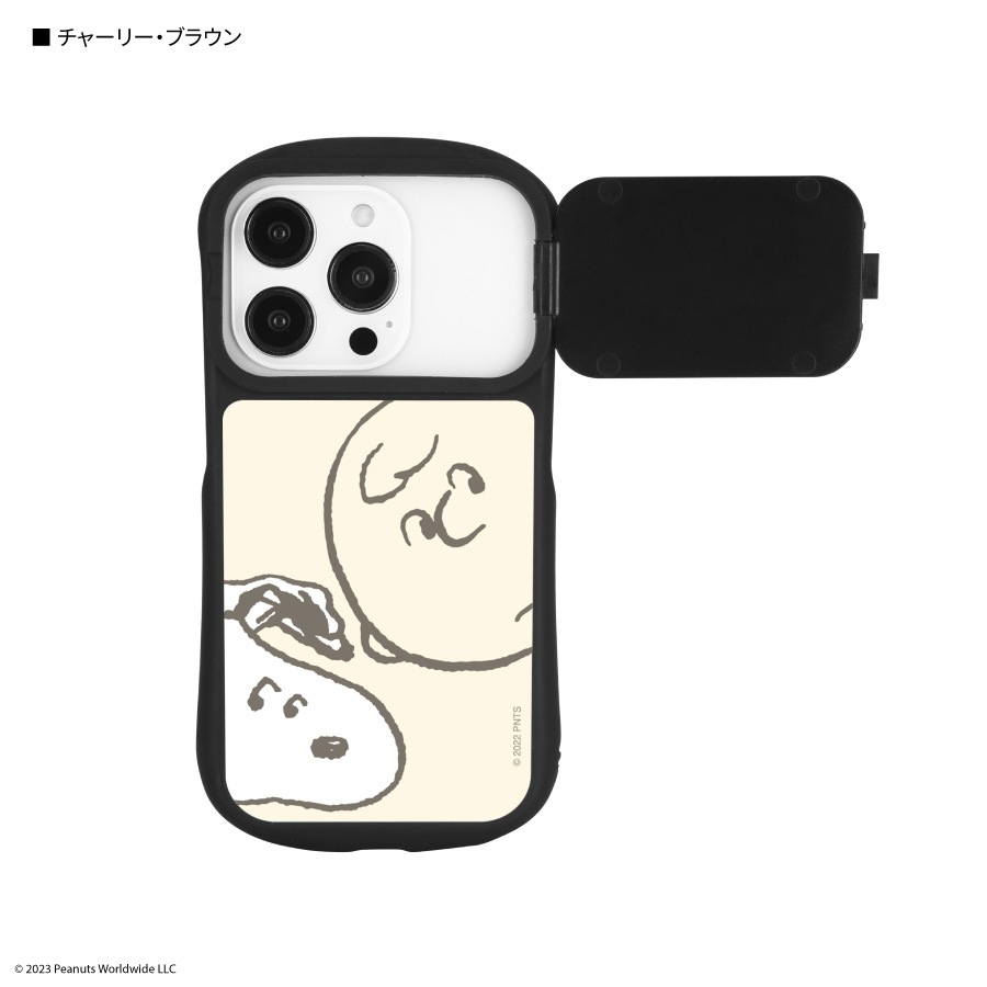 ピーナッツ iPhone14 / 14 Pro / 13 / 13 Pro / 12 / 12 Pro 対応 ハイブリッドガラスケース