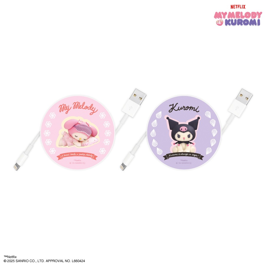 Netflix オリジナルアニメ My Melody & Kuromi コードリールケース