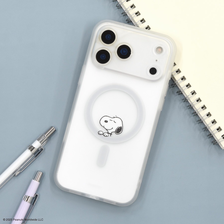 ピーナッツ スヌーピー IIIIfit プランプフレーム iPhone17 Pro Max MagSafe 対応 ケース