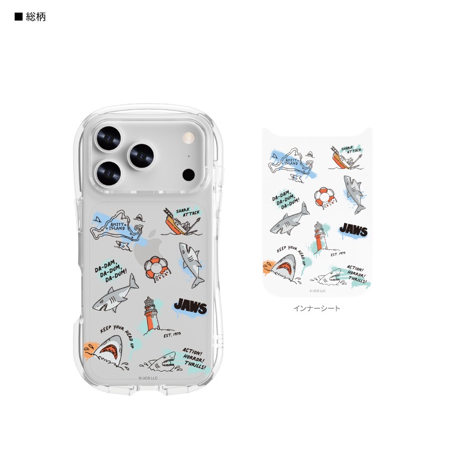 JAWS iPhone17 Pro 対応 クリスタルクリアケース