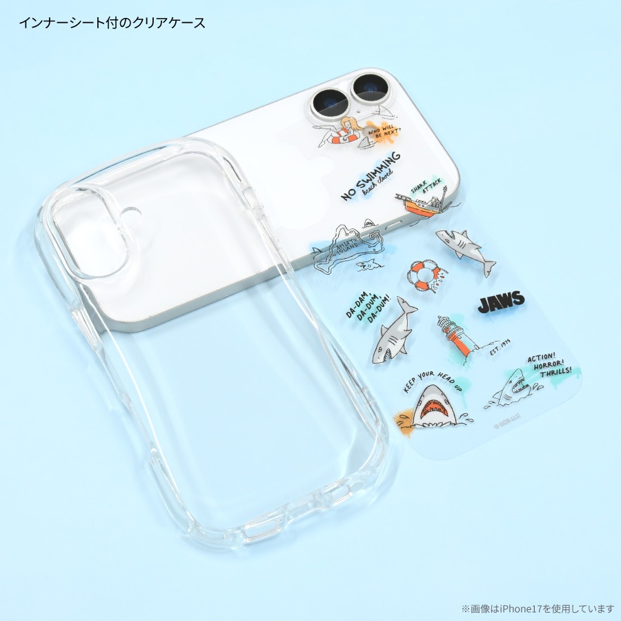 JAWS iPhone17 Pro 対応 クリスタルクリアケース