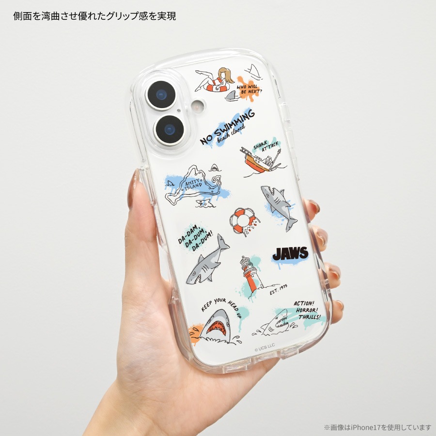 JAWS iPhone17 Pro 対応 クリスタルクリアケース