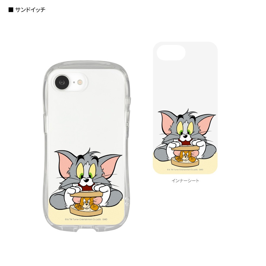 トムとジェリー iPhone17e / 16e 対応 クリスタルクリアケース