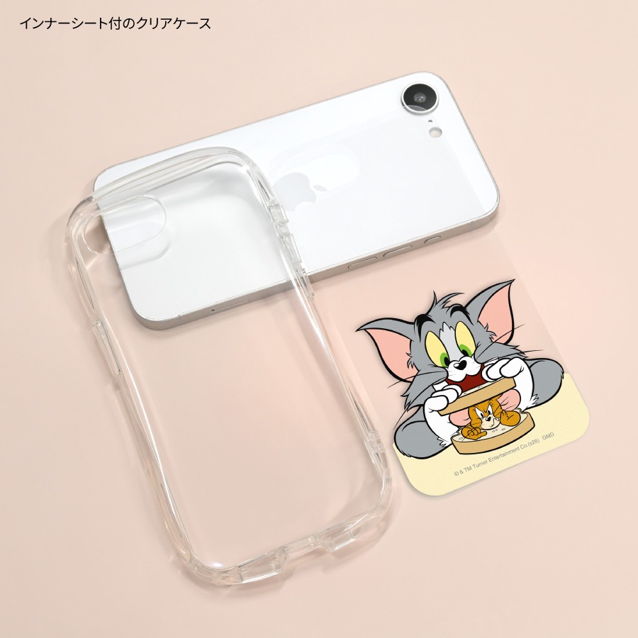 トムとジェリー iPhone17e / 16e 対応 クリスタルクリアケース