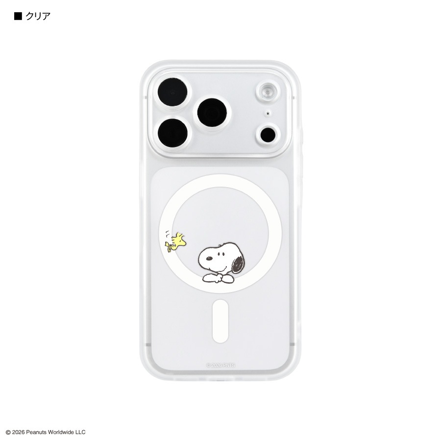 ピーナッツ スヌーピー IIIIfit プランプフレーム iPhone18 Pro / 17 Pro MagSafe 対応 ケース
