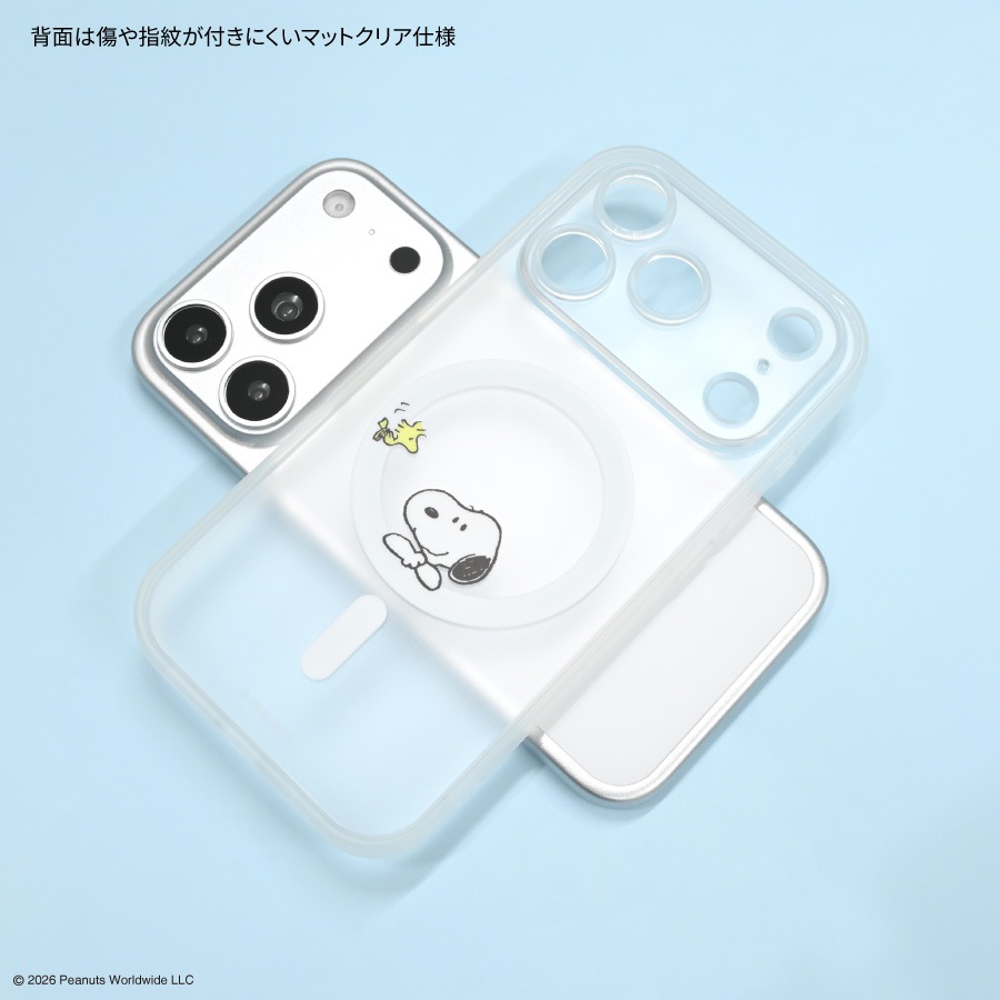 ピーナッツ スヌーピー IIIIfit プランプフレーム iPhone18 Pro / 17 Pro MagSafe 対応 ケース