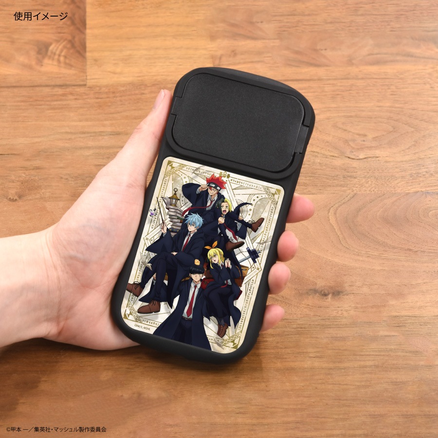 マッシュル iPhone14 / 14 Pro / 13 / 13 Pro / 12 / 12 Pro 対応 ハイブリッドガラスケース