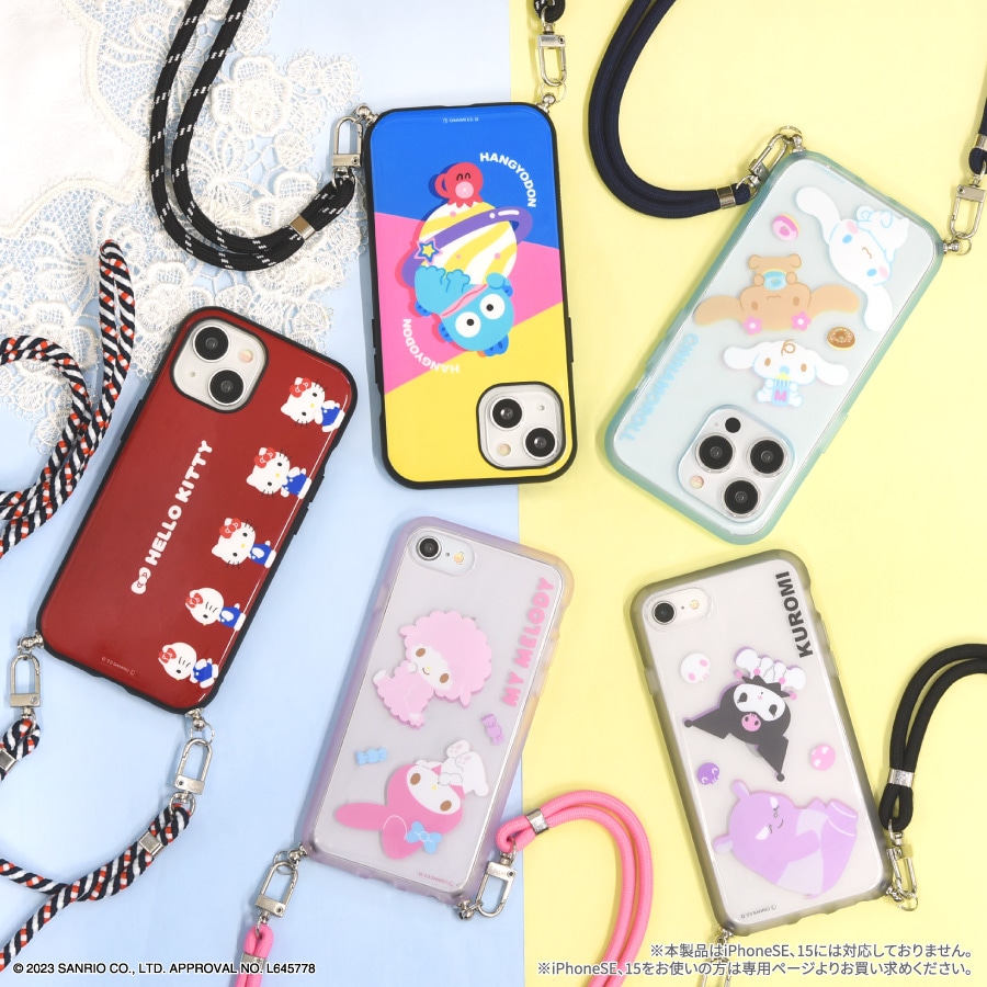  サンリオキャラクターズ IIIIfit Loop iPhone15 Pro 対応 ケース