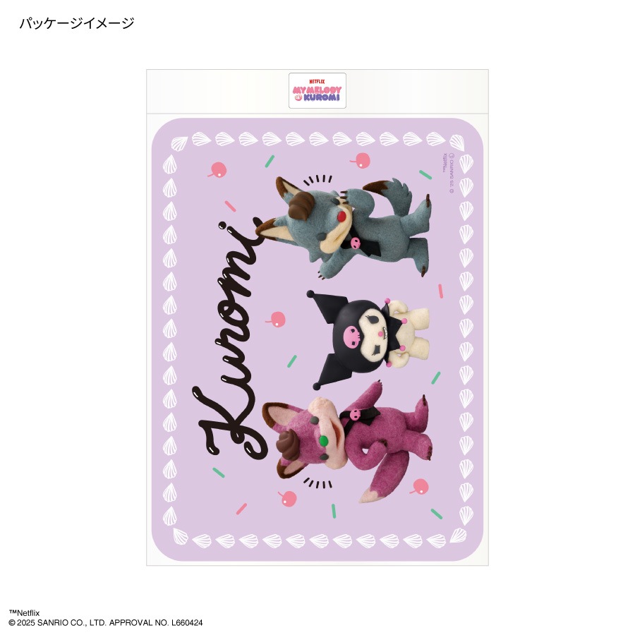【新品・未使用】マイメロディ マスコット マウス アンド パッド セット Netflix オリジナルアニメ My Melody & Kuromi マウスパッド