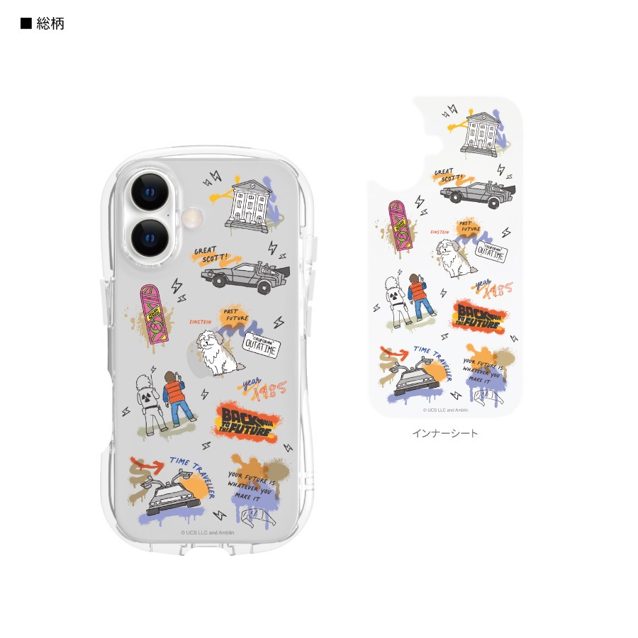 BACK TO THE FUTURE iPhone17 対応 クリスタルクリアケース
