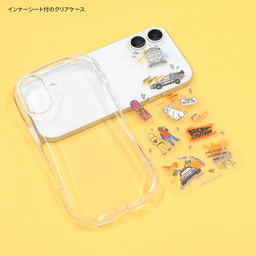 BACK TO THE FUTURE iPhone17 対応 クリスタルクリアケース