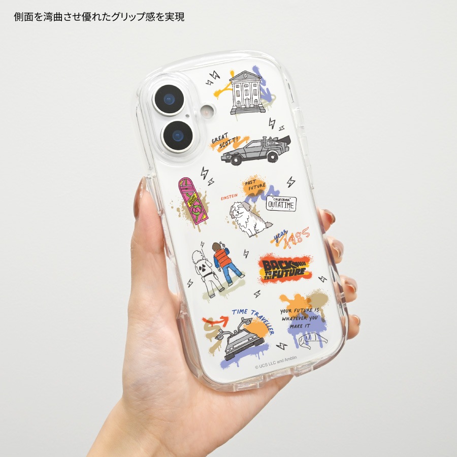 BACK TO THE FUTURE iPhone17 対応 クリスタルクリアケース