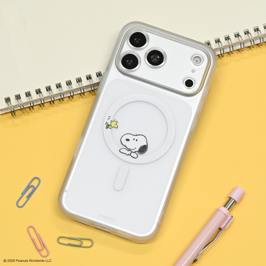 ピーナッツ スヌーピー IIIIfit プランプフレーム iPhone18 Pro Max / 17 Pro Max MagSafe 対応 ケース