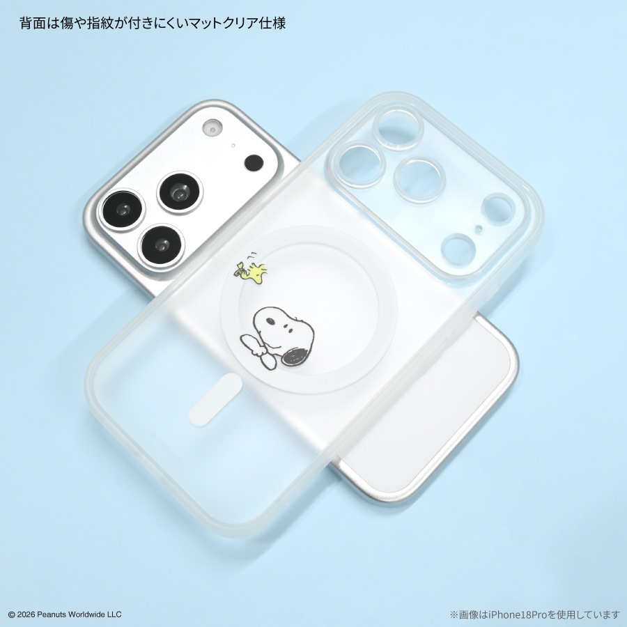 ピーナッツ スヌーピー IIIIfit プランプフレーム iPhone18 Pro Max / 17 Pro Max MagSafe 対応 ケース