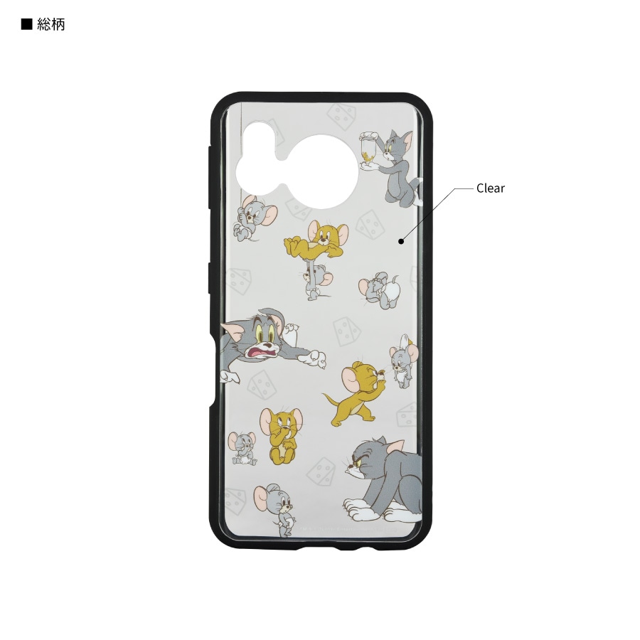 トムとジェリー IIIIfit Clear SHARP AQUOS sense7対応ケース | た行