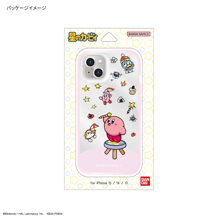 星のカービィ IIIIfit Clear iPhone15 / 14 / 13 対応 ケース