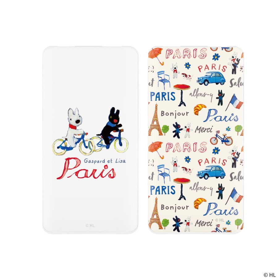 リサとガスパール USB / USB Type-C 4000mAh リチウムイオンポリマー充電器 2.1A