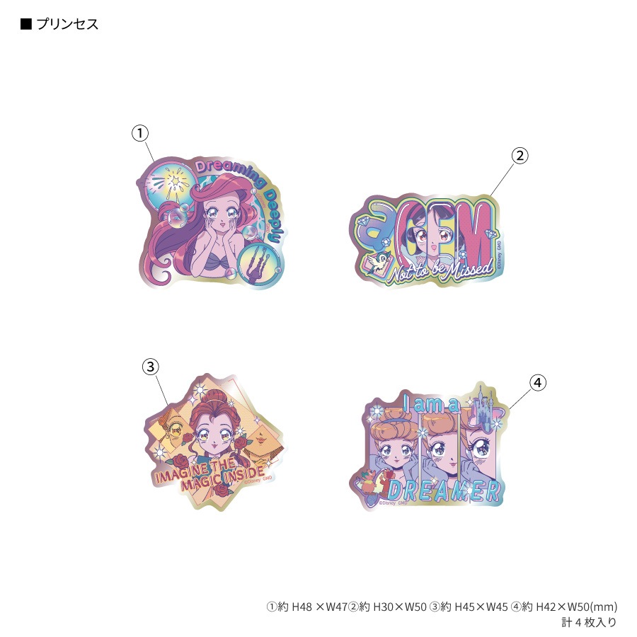 ディズニーキャラクター ／ モバイルステッカー