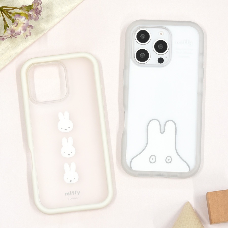 ミッフィー iPhone16 Pro 対応 プランプフレームケース