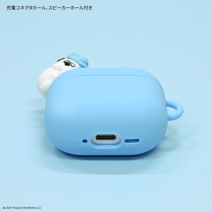 ピーナッツ スヌーピー AirPods 4 対応 シリコンケース