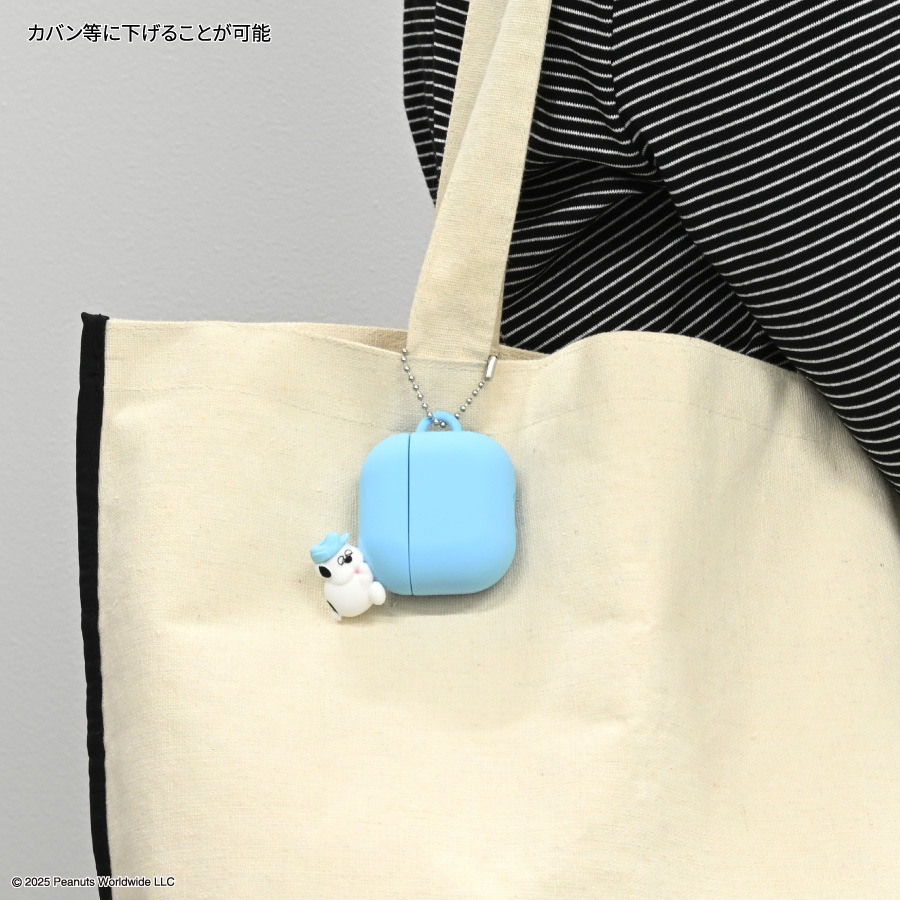 ピーナッツ スヌーピー AirPods 4 対応 シリコンケース