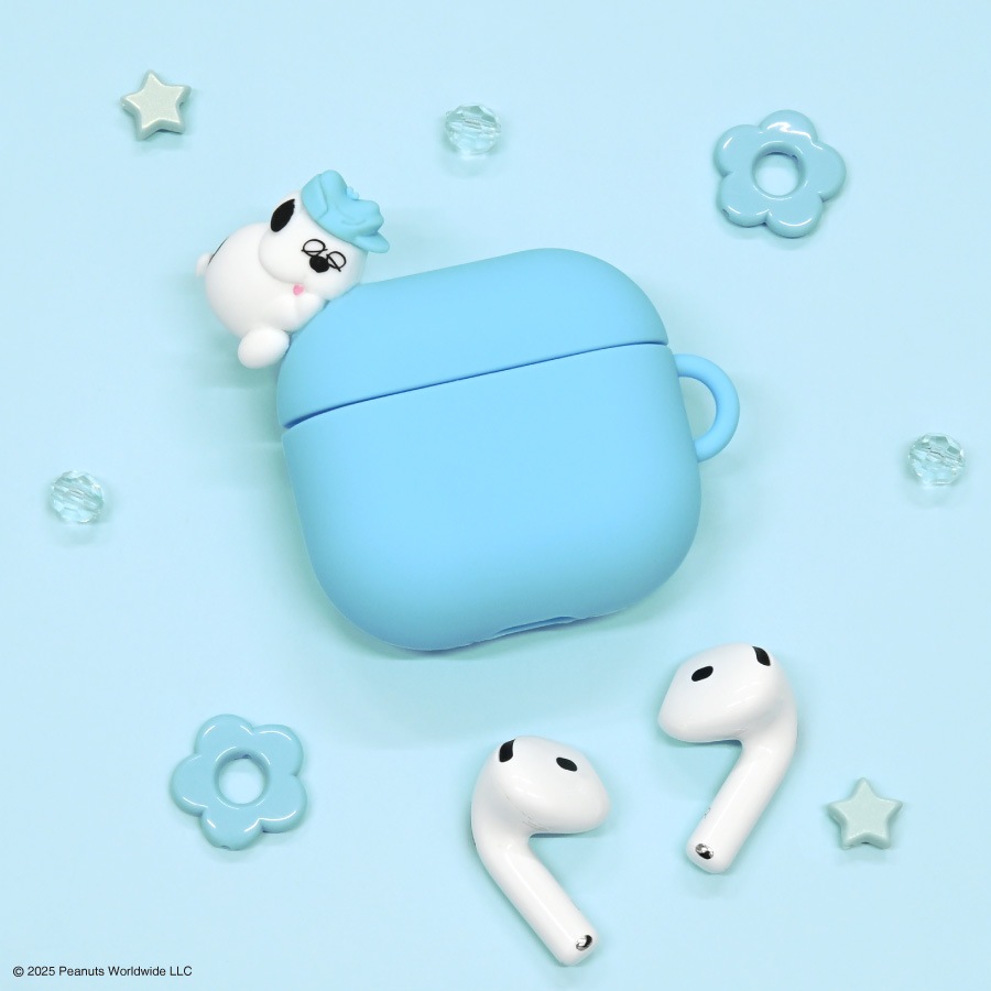 ピーナッツ スヌーピー AirPods 4 対応 シリコンケース