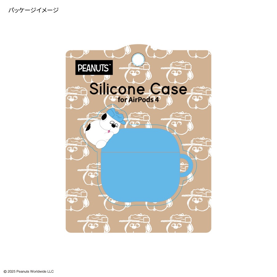 ピーナッツ スヌーピー AirPods 4 対応 シリコンケース