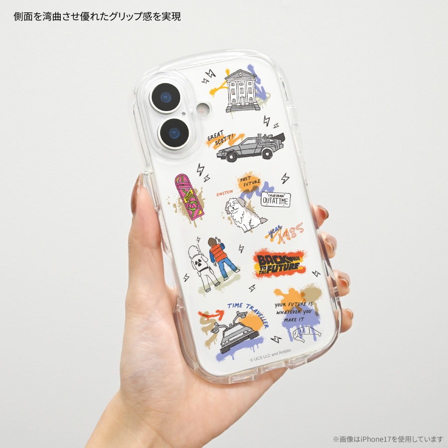 BACK TO THE FUTURE iPhone17 Pro 対応 クリスタルクリアケース
