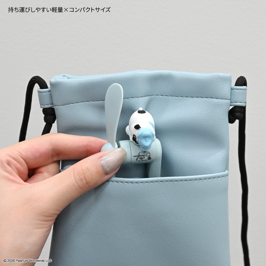 ピーナッツ スヌーピー コネクタ付き ミニクールファン （USB Type-C）