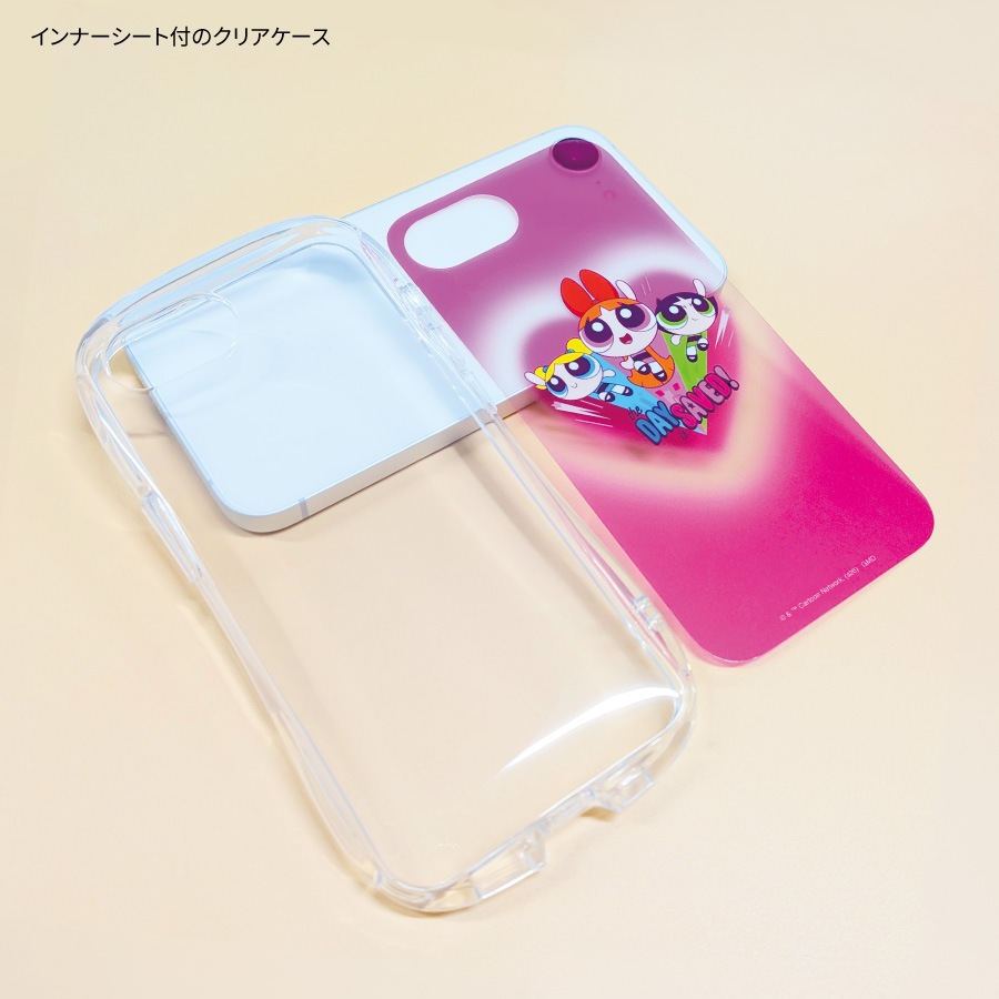 パワーパフ ガールズ iPhone17e / 16e 対応 クリスタルクリアケース
