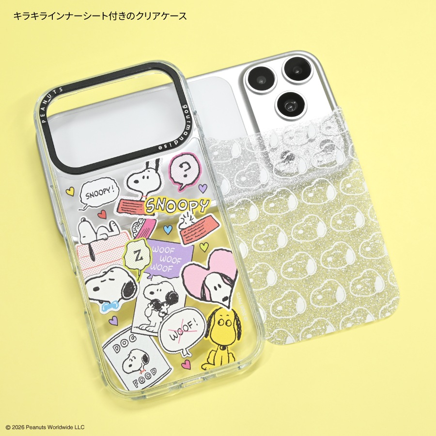 ピーナッツ スヌーピー Camera Frame iPhone18 Pro / 17 Pro 対応 ケース