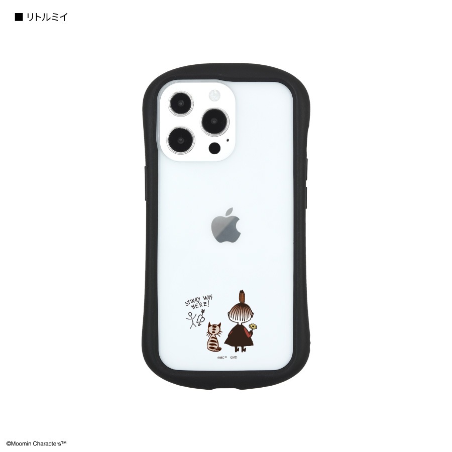ムーミン　iPhone13 Pro対応 ハイブリッドクリアケース
