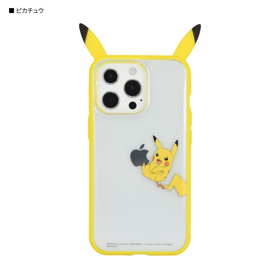 ポケットモンスター　フレーム IIIIfit Clear iPhone13 Pro 対応ケース