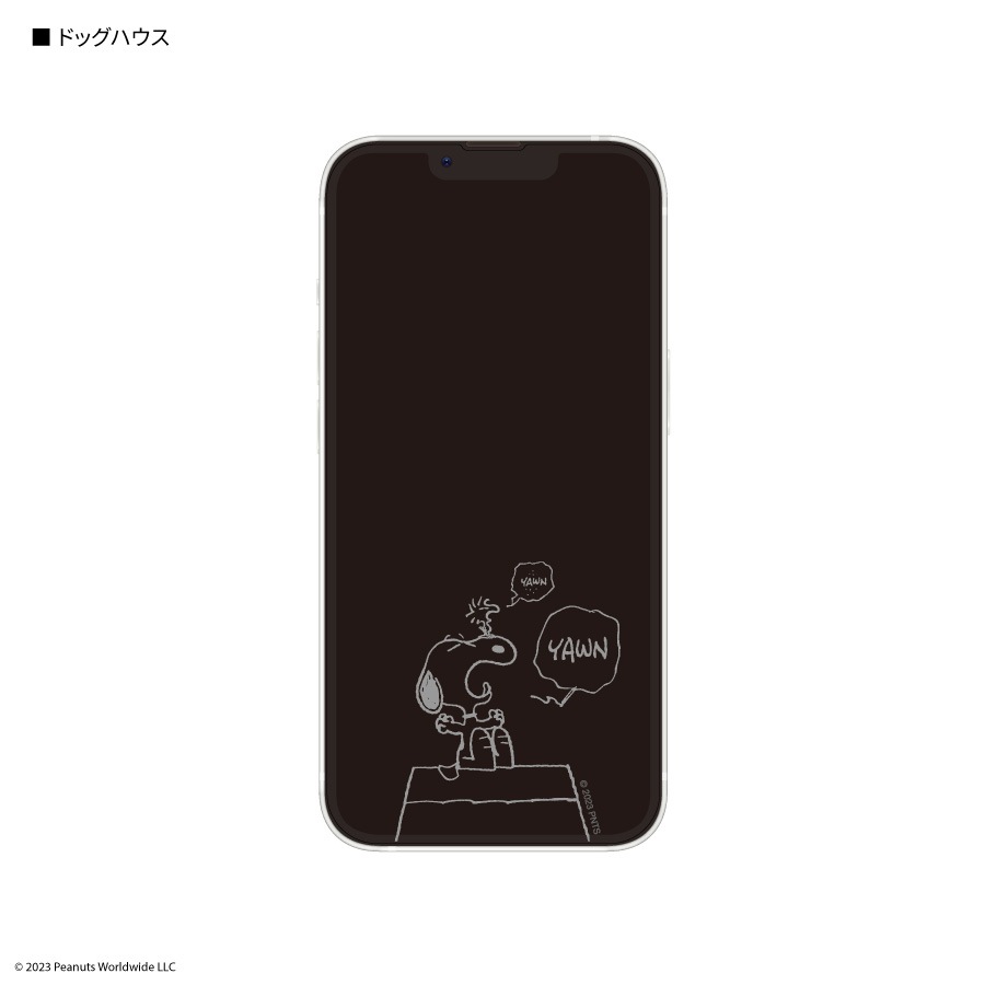 ピーナッツ iPhone14 / 13 / 13 Pro 対応 ガラススクリーンプロテクター
